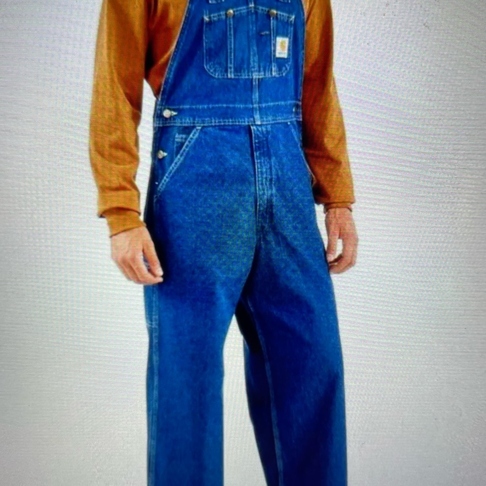 Carhartt Blue Denim Overalls